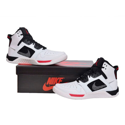 Nike Jordan Masculino Branco, Preto e Vermelho