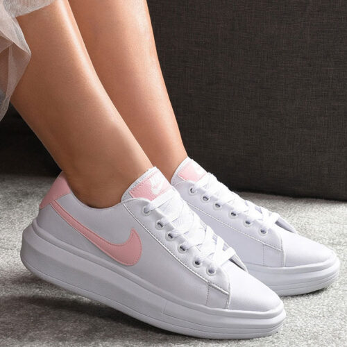 Tênis Nike Air Feminino Branco e Rosa