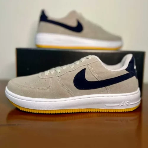 Tênis Nike Air Force 1 – Grey/Blue/Gum