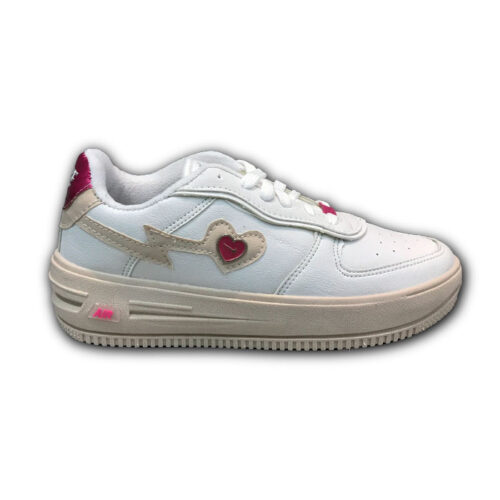 Tênis Nike Air Force Love Feminino – Creme e Rosa
