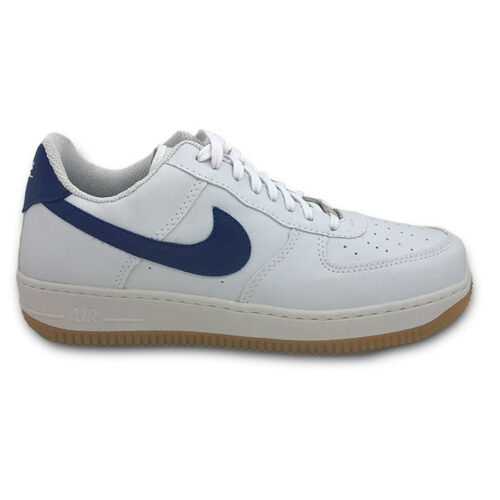 Tênis Nike Air Force 1 – White/Blue/Gum – Masculino