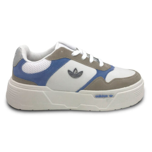 Tênis Adidas Plataforma Feminino Azul/Branco
